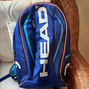 HEAD Vibrant Blue and Orange Tennis Bag